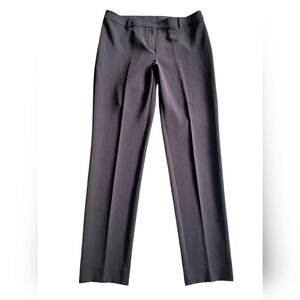 St. John Collection Gray Low Rise Tapered Tailored Business Office Dress Pants 4